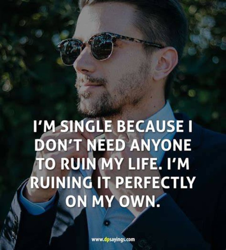 60 Being Single And Funny Single Quotes And Sayings DP Sayings