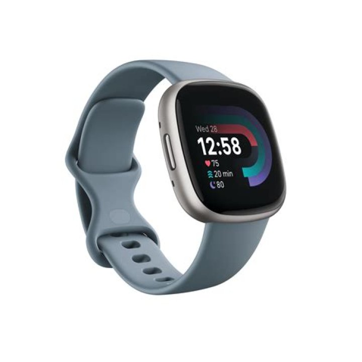 A Fitbit Versa 3 receives an incoming call.