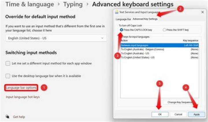 Advanced Keyboard settings Sound