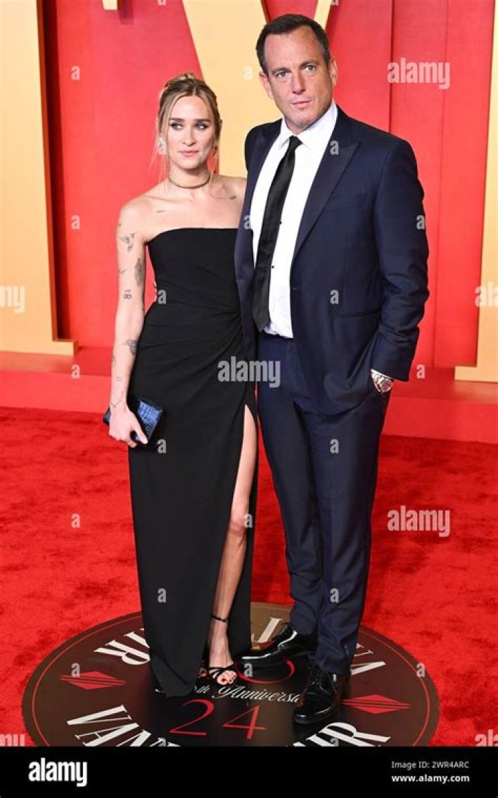 Alessandra Brawn and Will Arnett at the Emmys