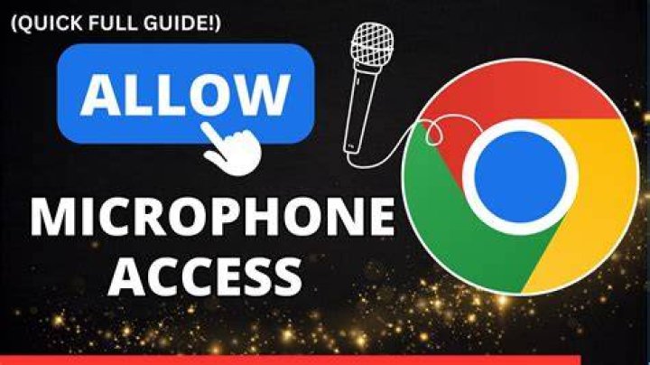 allow microphone access youtube studio