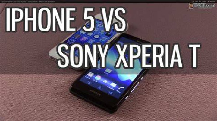 Apple iPhone 5 vs Sony Xperia T