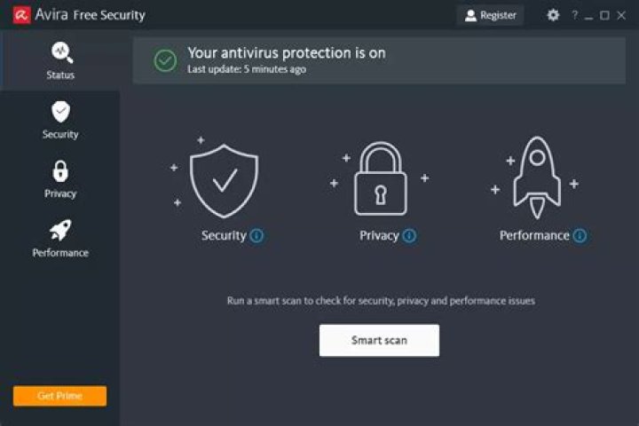 Avira Free Security Mac screen Avira Free Security Mac screen