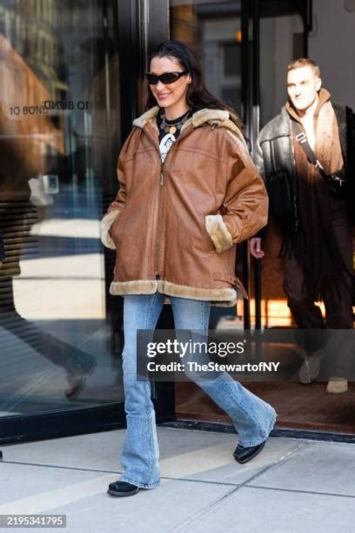 Bella Hadid is seen on May 01, 2024 in New York City.