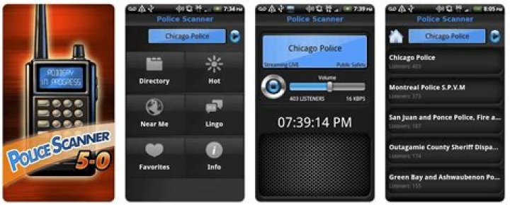 Police Scanner Critical Hit Software screenshot best police scanner apps for Android