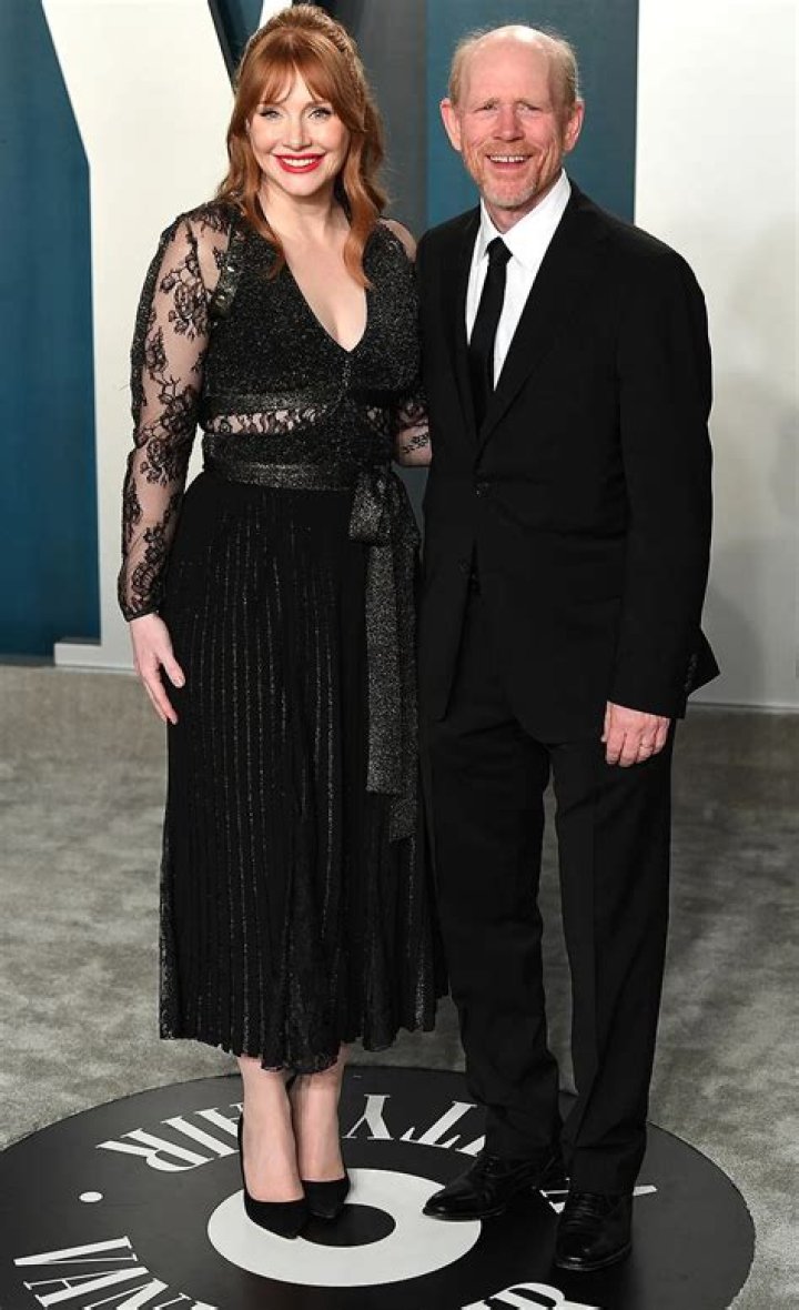 Bryce Dallas Howard and Ron Howard