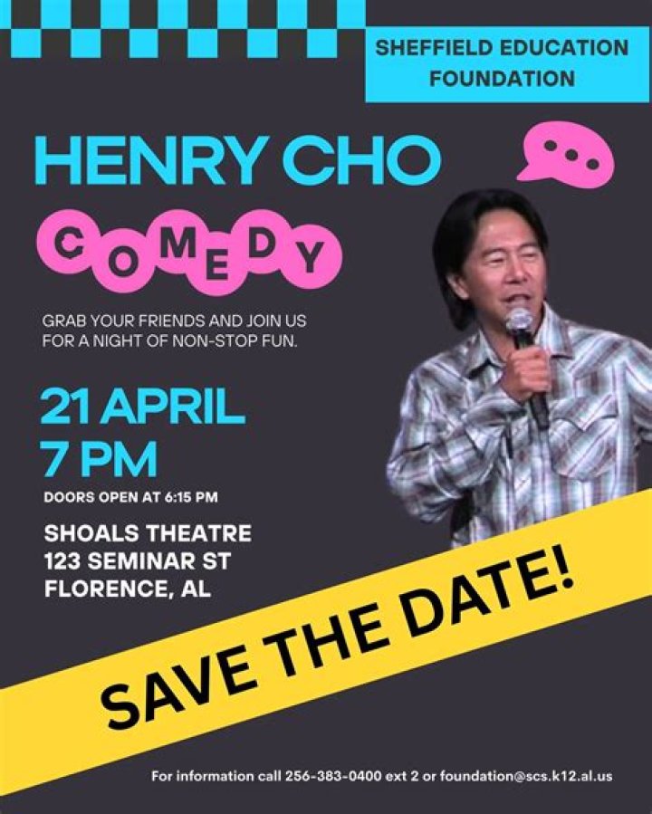 Calendar &bull; Henry Cho Comedy Tour