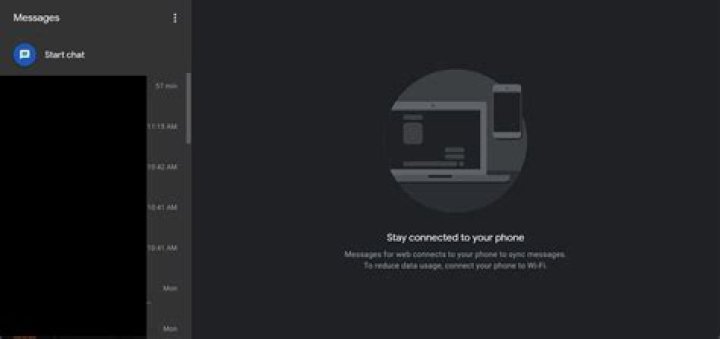 how-to-use-messages-5 dark mode on messages on web