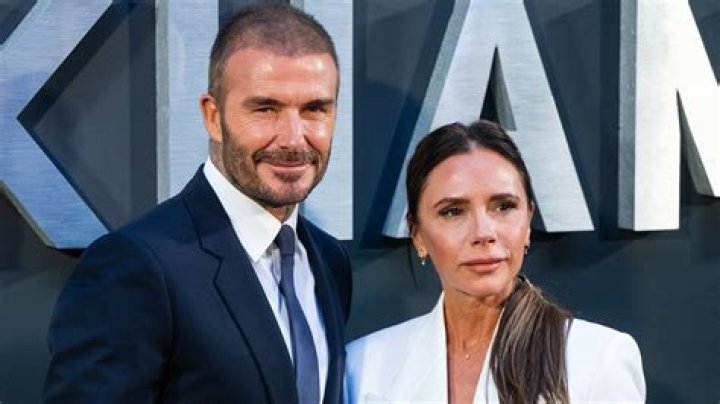 David Beckham on the red carpet