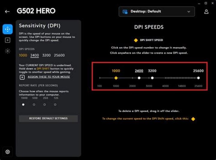 dpi settings dpi settings