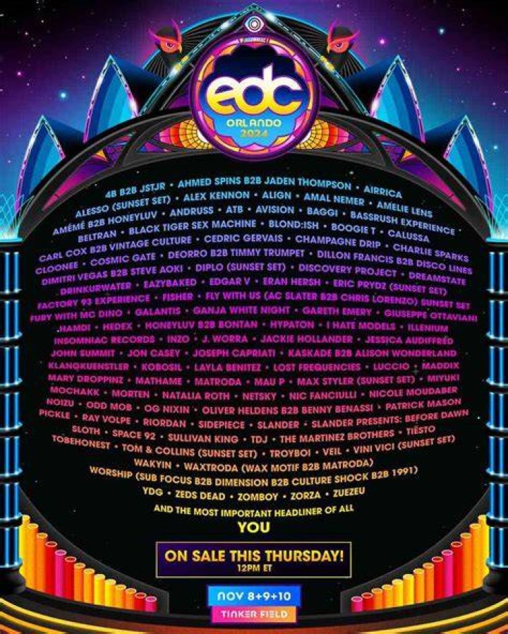 EDC 2024 Line-Up