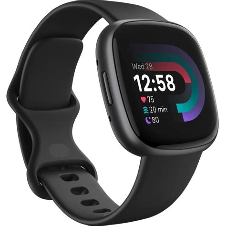 fitbit versa watch face black