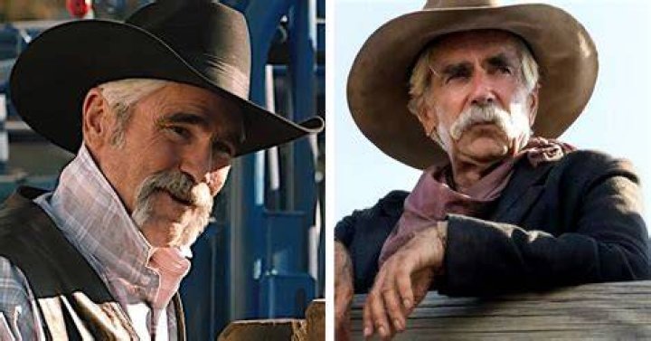 Forrie J Smith and Sam Elliott Yellowstone