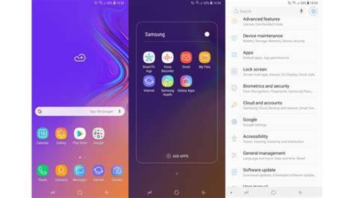 Samsung-Galaxy-A7-2018-UI galaxy a7 screens