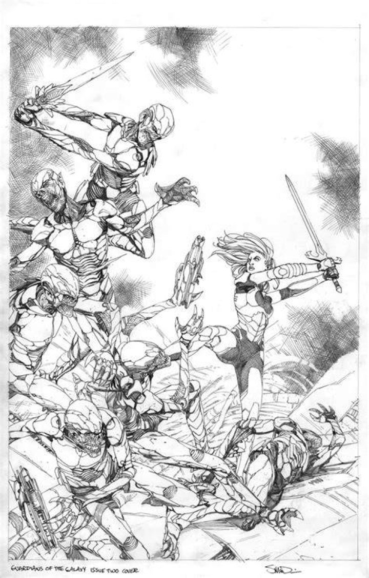 Gamora vs the Badoon