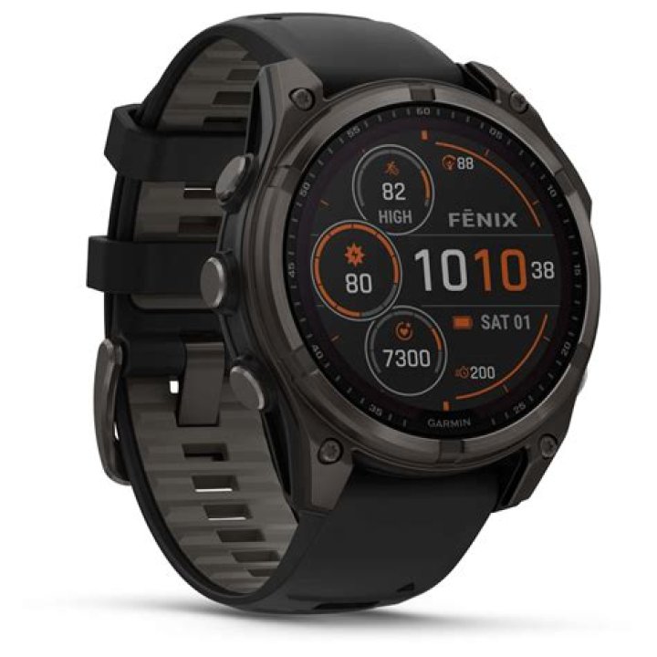 garmin fenix 6 pro last activity health stats heart rate compass on wrist