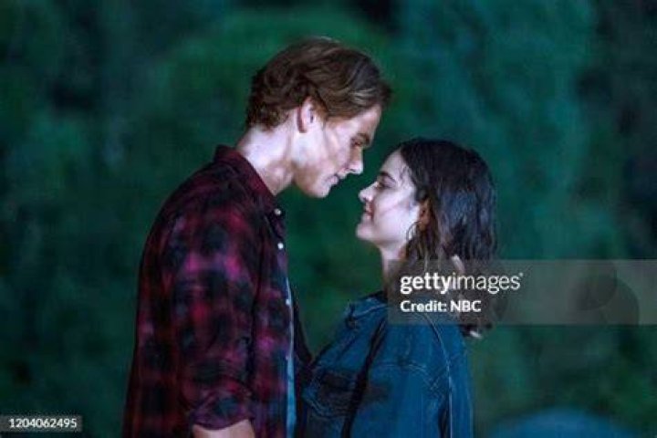 Garrett Wareing as TJ Morrison, Josh Dallas as Ben Stone, Jack Messina as Cal Stone, and Athena Karkanis as Grace Stone in Manifest