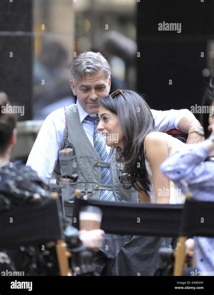 George Clooney on the set of ER 