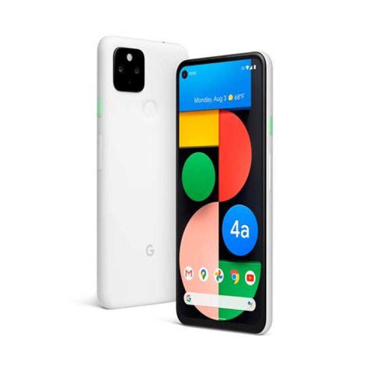 Google Pixel 4a front standing straight