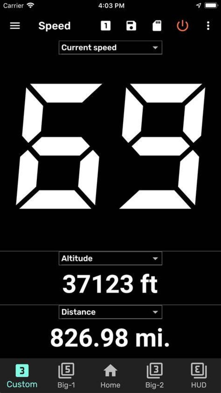 GPS Speedometer and Odometer screenshot
