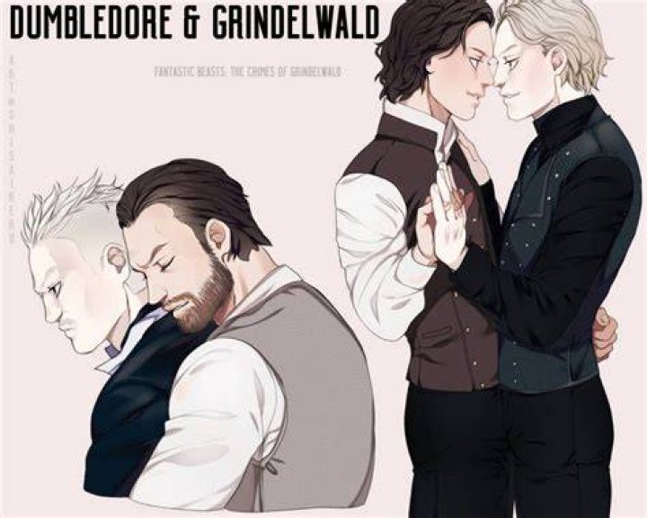 Grindelwald &amp; Dumbledore - Fan Art - Harry Potter 