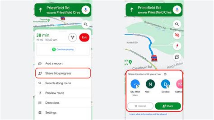 How to share your location in Google Maps