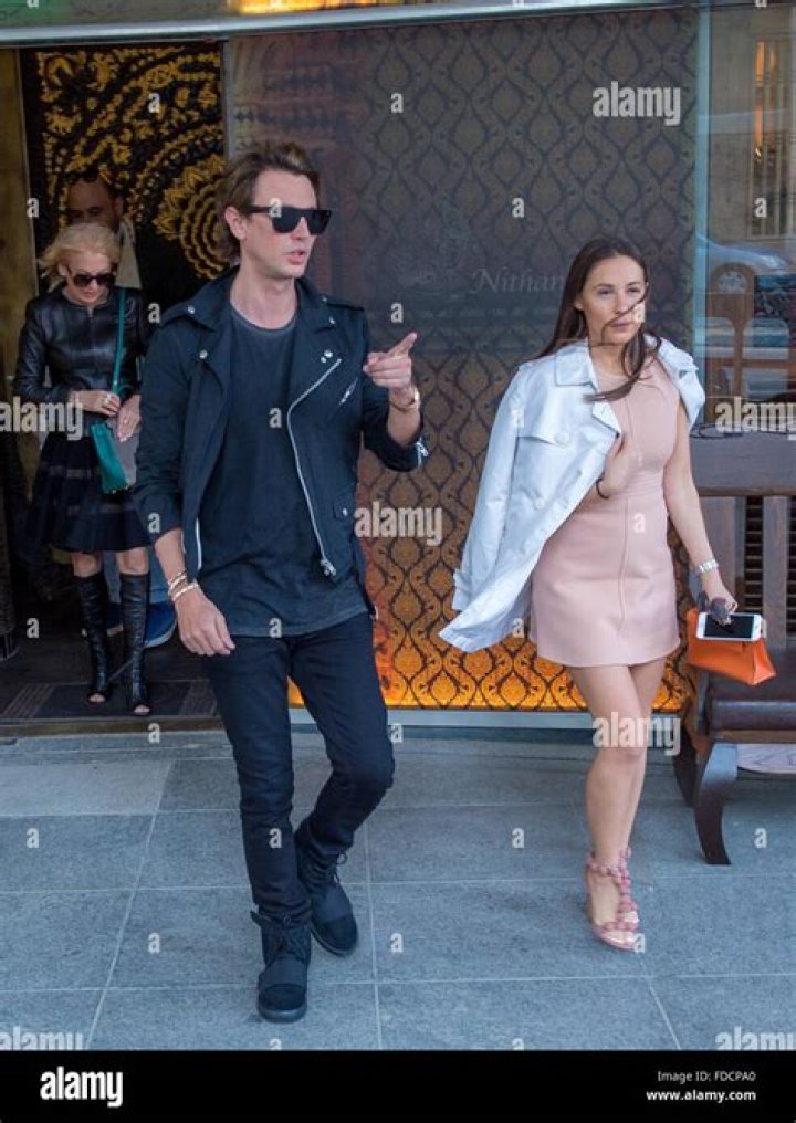 Jonathan Cheban and girlfriend Anat Popovsky hitting the water on the beach in Miami Beach. Pictured: Jonathan Cheban, Anat Popovsky Ref: SPL663833 071213 Picture by: FAMAPRESS / Splash News Splash News and Pictures Los Angeles: 310-821-2666 New York: 212-619-2666 London: 870-934-2666 