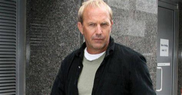 Kevin Costner looking serious out for a walk