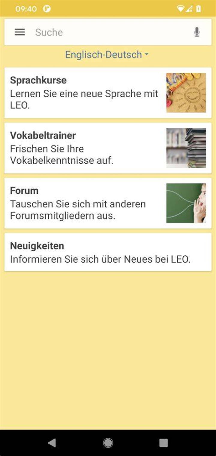 LEO Dictionary screenshot LEO Dictionary - best apps for learning german