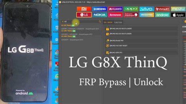 LG G8X ThinQ LG logo LG G8X ThinQ LG logo