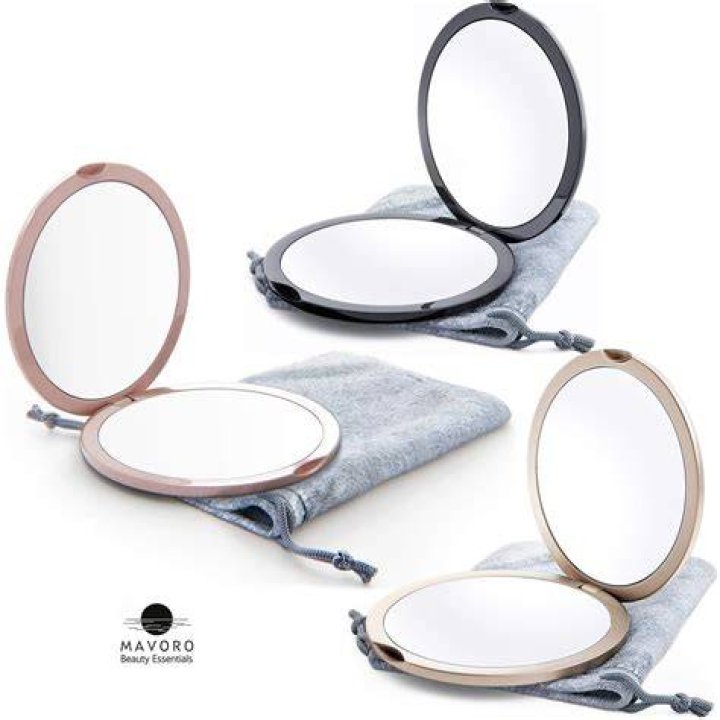 Magnifying Compact Mirror for Purses