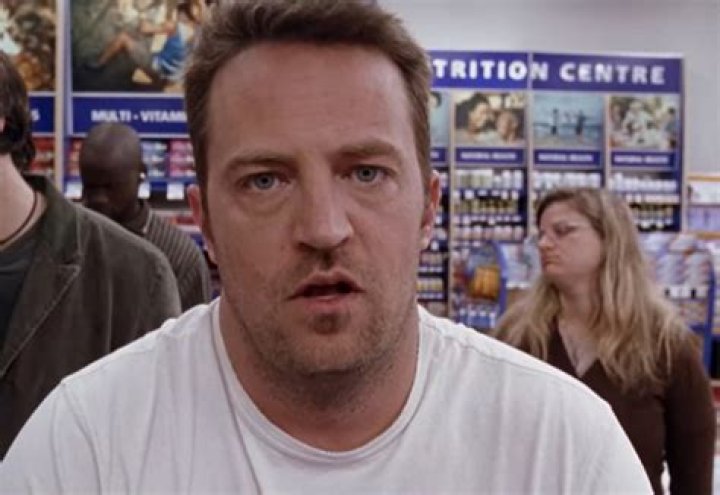 Matthew Perry looking surprised