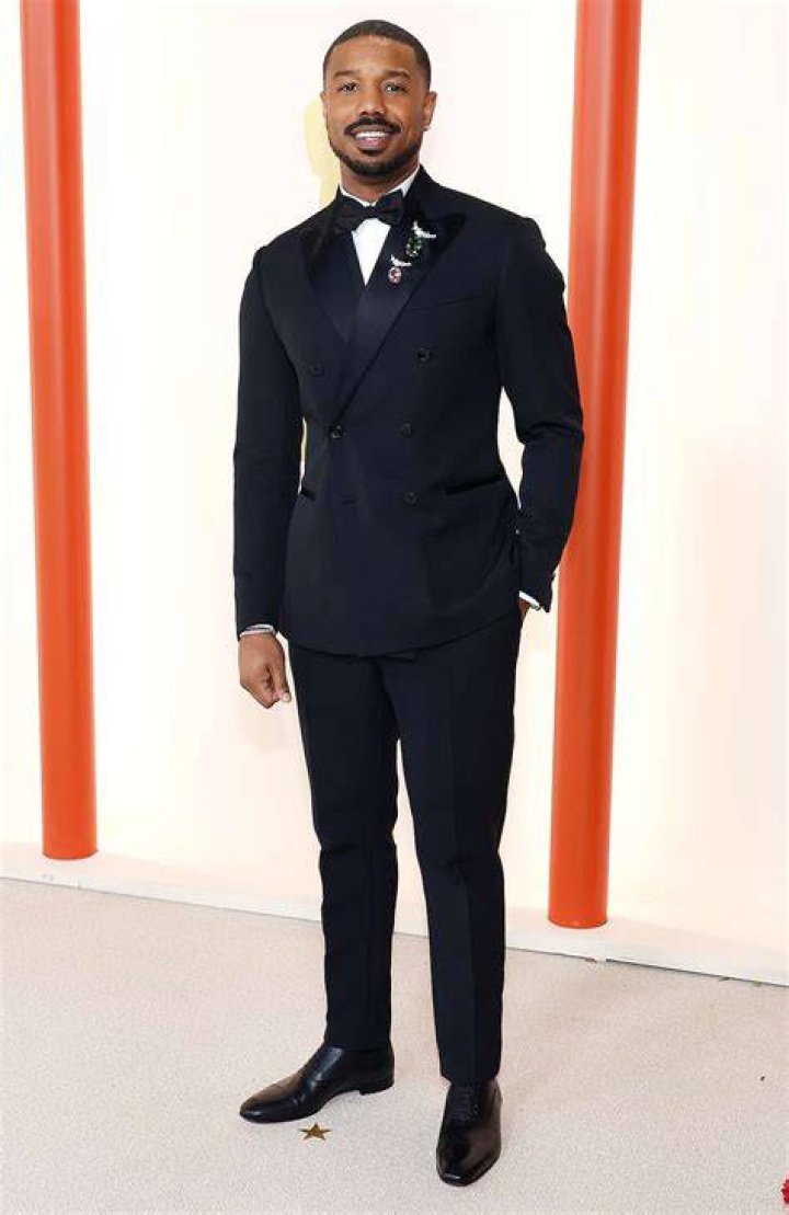 Michael B Jordan on suit 