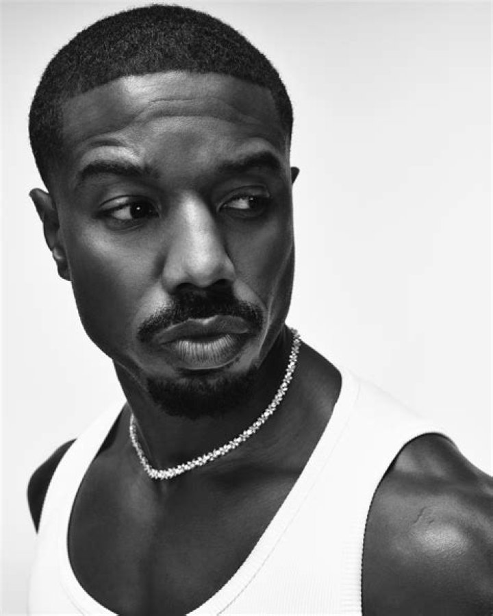 Michael B Jordan shirtless on a beach