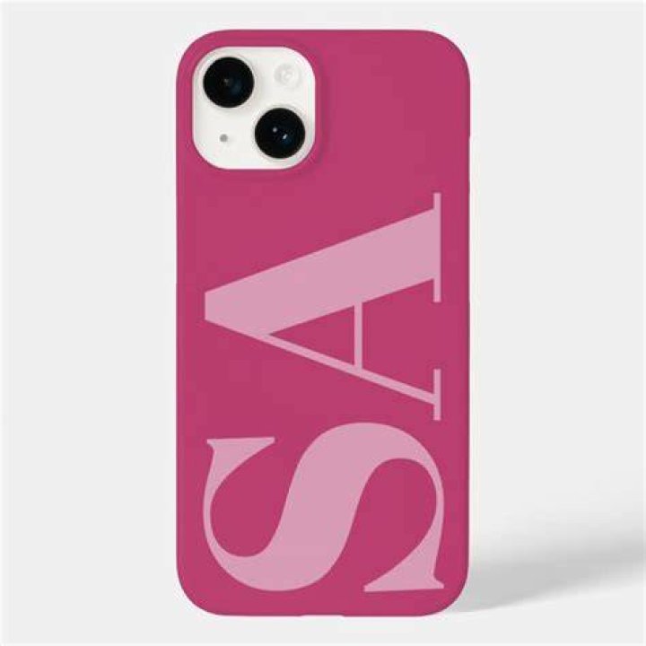 Monogram Custom Phone Case