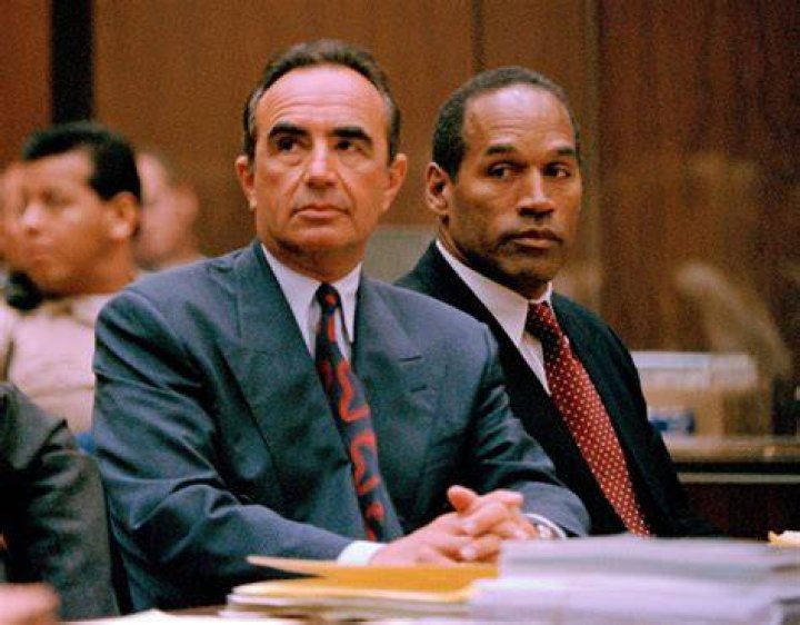 O.J. Simpson looking serious