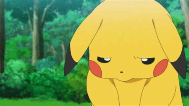 Pikachu sad