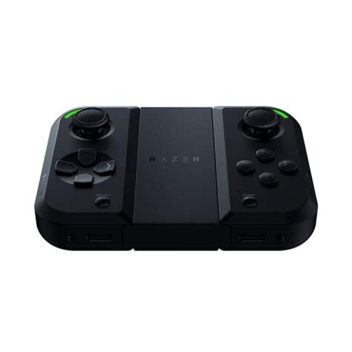 Razer Junglecat controller angle view with phone