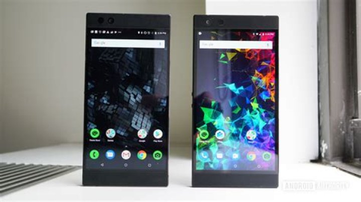 Razer Phone 2 vs Razer Phone - rear Razer Phone 2 vs Razer Phone - rear