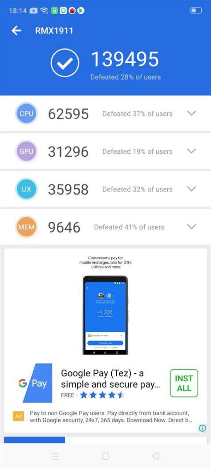 Realme 5 AnTuTu