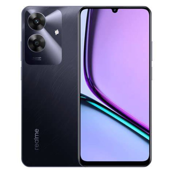 Realme 5 in hand with display on Realme 5 in hand with display on