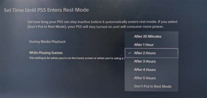 rest mode time