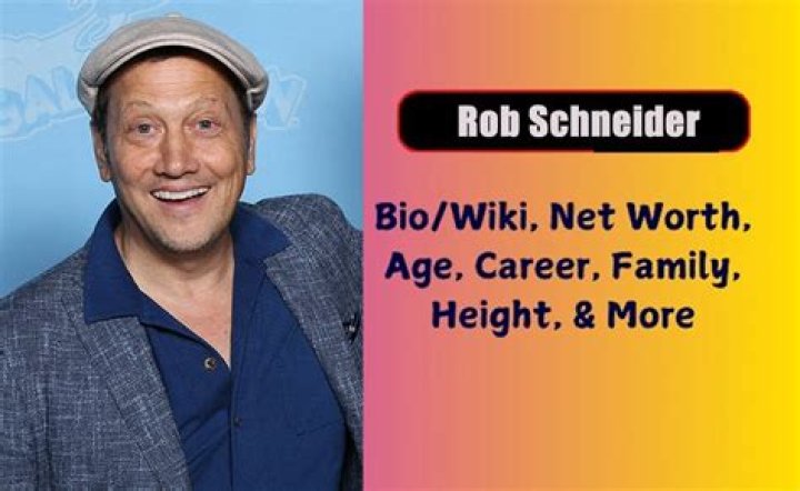 Rob Schneider (born October 31, 1963) is a FilipinoAmerican actor