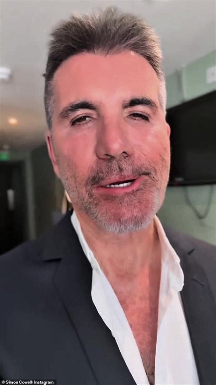 Simon Cowell on the red carpet