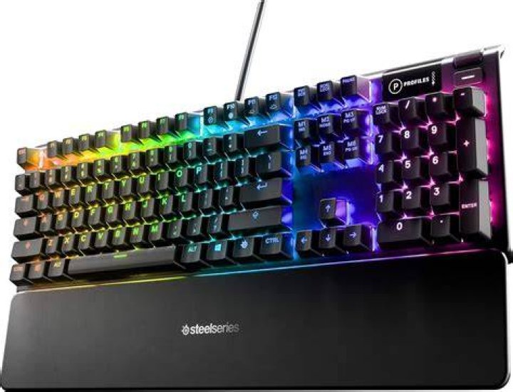 Steelseries Hybrid Blue mechanical keyboard switch Steelseries Hybrid Blue mechanical keyboard switch graphic