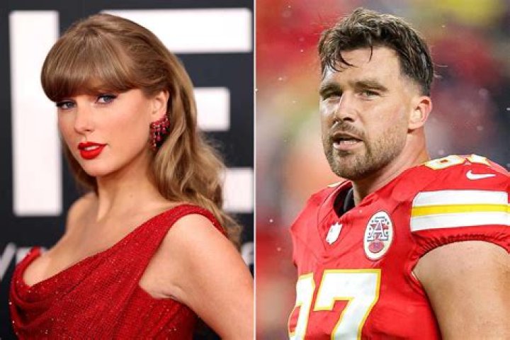 Taylor Swift and NFL star Travis kelce at Most-Watched Super Bowl Ever 