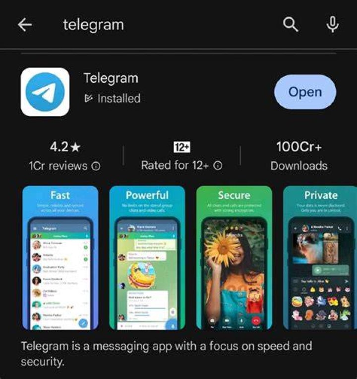 Telegram restrictions Google Play Store