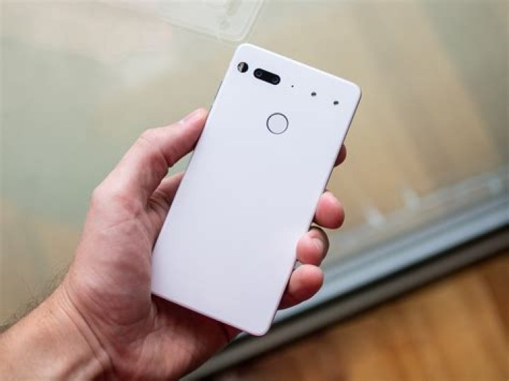 The Essential Phone with Android P.