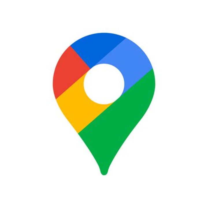 The Google Maps icon on a smartphone.