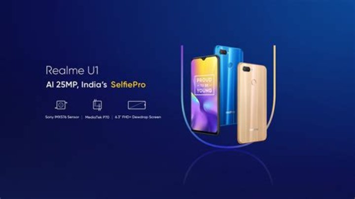 realme u1 design The Realme U1.